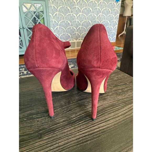 Charles David Lara Bordo Leather Ankle Buckle Dress Pump Sz. 10 - Picture 7 of 9